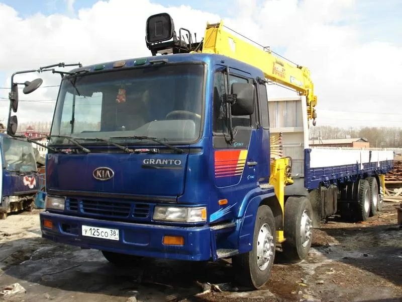 Продам грузовик КИА ГРАНТО 2002 г.в.,  с краном-манипулятором 25 тонн